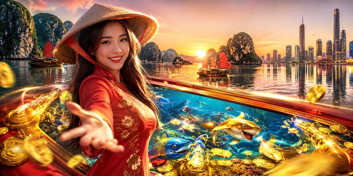 Du khách tham quan Hạ Long Bay dừng chân thử slot machine trực tuyến trên điện thoại
